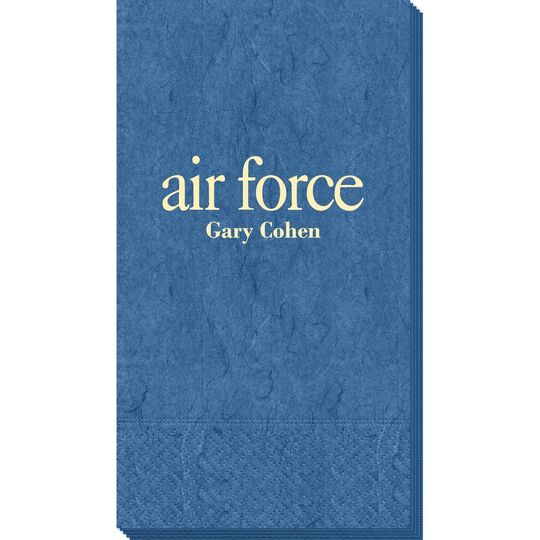 Big Word Air Force Bali Guest Towels